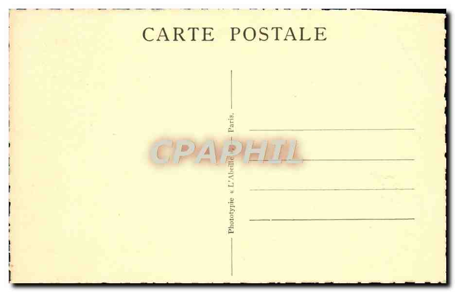 Saint-Germain-en-Laye — Le château (XVIe siècle), vu du parterre — A.C. — Verso