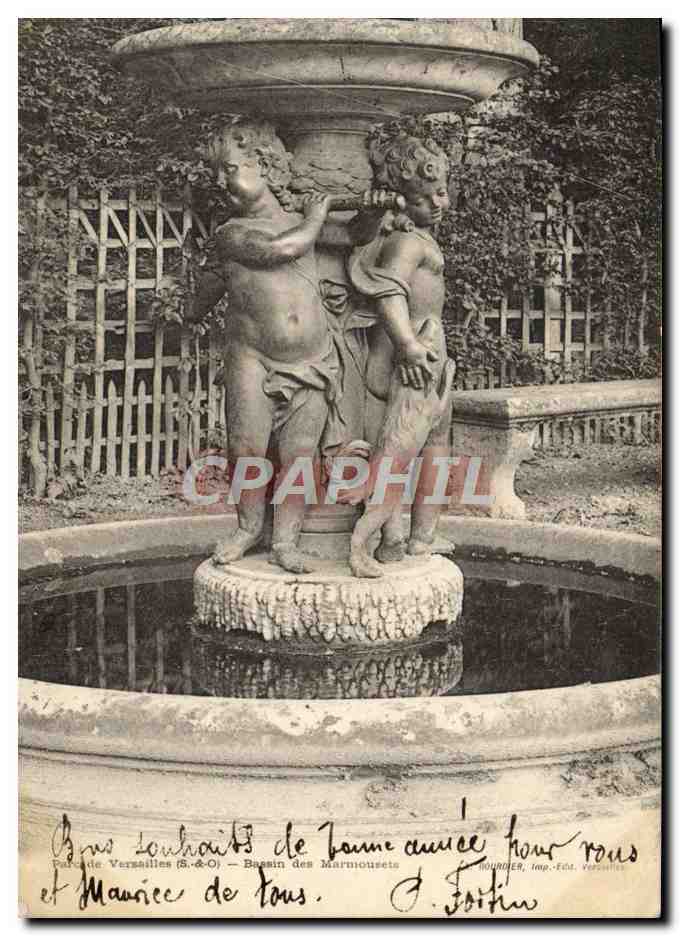 CPA Parc de Versailles Bassin des Marmousets