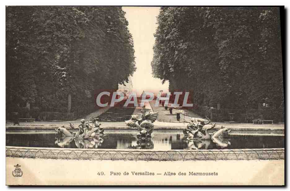 CPA Parc de Versailles Allee des Marmousets