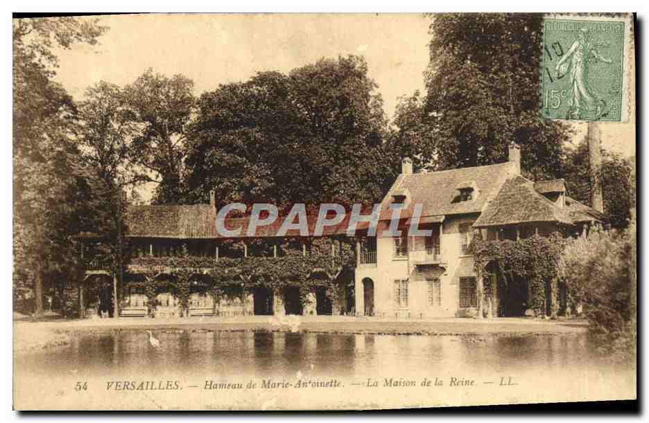 CPA Versailles Hameau de Marie Antoinette La Maison de la Reine