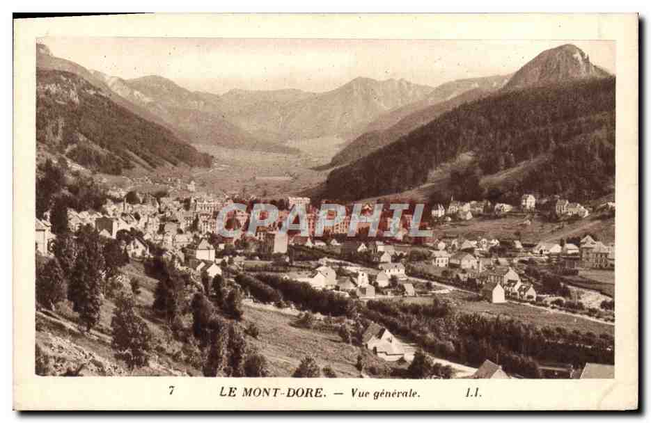CPA Le Mont Dore Vue Generale