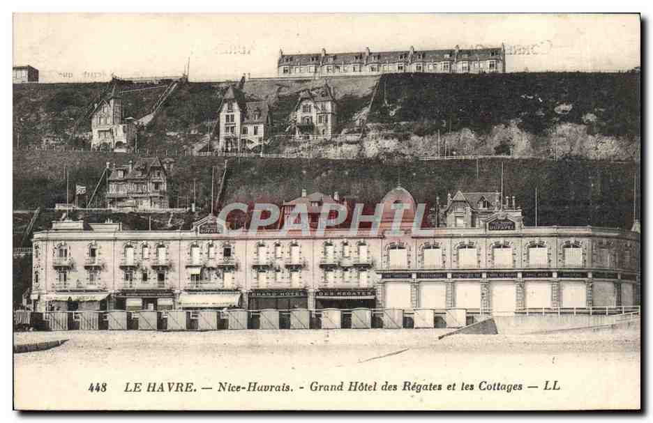 CPA Le Havre Le Nice Havrais Grand Hotel des Regates et les cottages