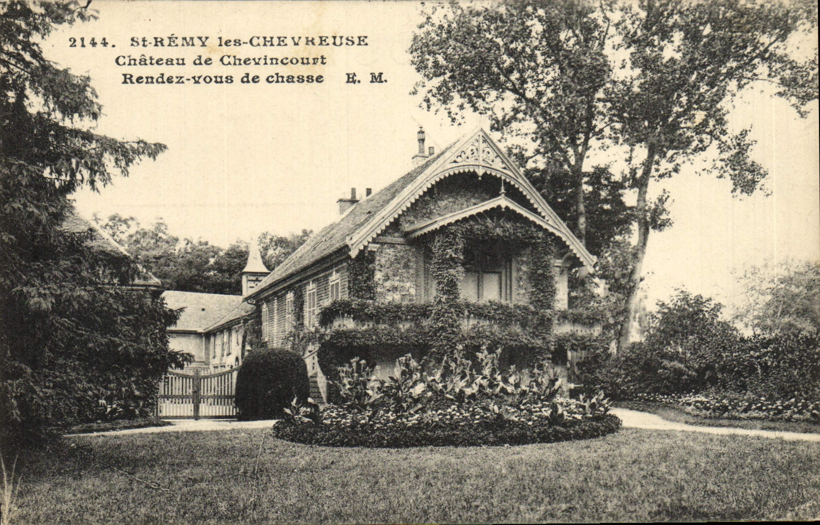 CPA St Remy Les Chevreuse Chateau de Chevincourt Rendez vous de chasse