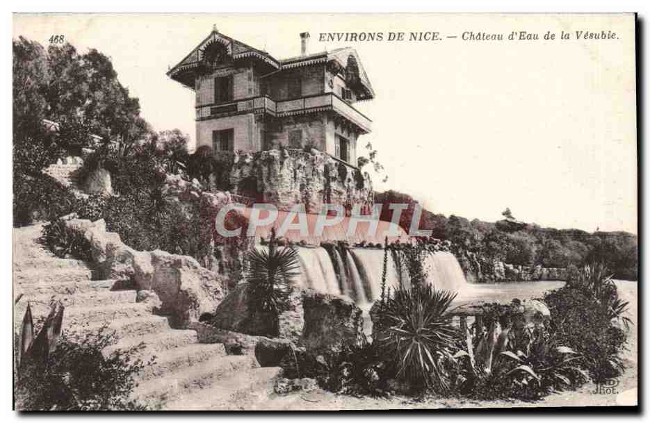 CPA Environs De Nice Chateau d'Eau de la Vesubie