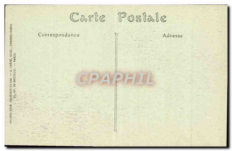 CPA Environs De Nice Chateau d'Eau de la Vesubie — Rückseite