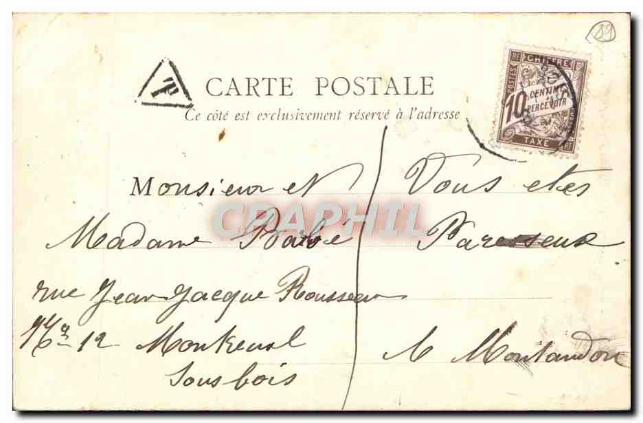 CPA Tonnerre Ancien Hotel Dieu Tombeau de Marguerite de Bourgogne — Rückseite