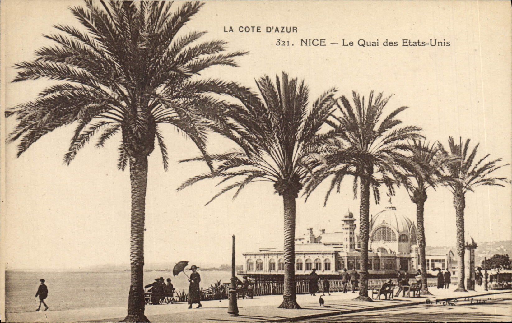 CPA Nice Le Quai des Etats Unis