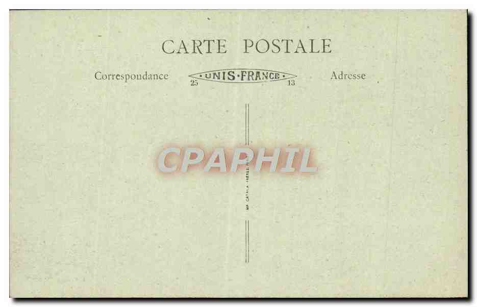 CPA Nice Le Quai des Etats Unis — Rückseite