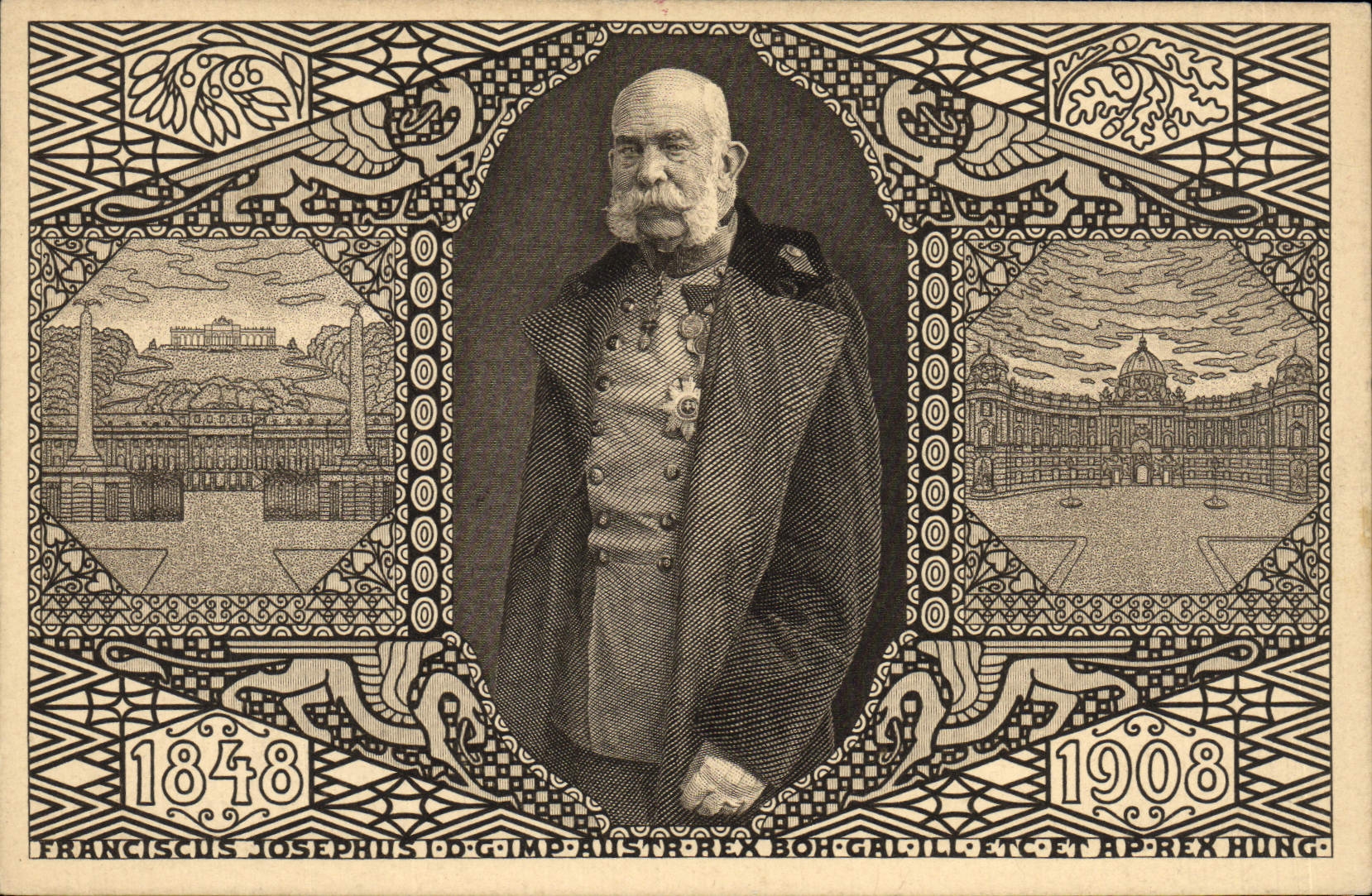 Francis Joseph Ier — 1848-1908 — Jubilé impérial — édition officielle
