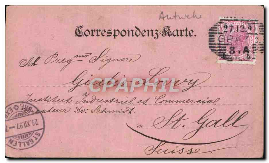 CPA Graz — Rückseite