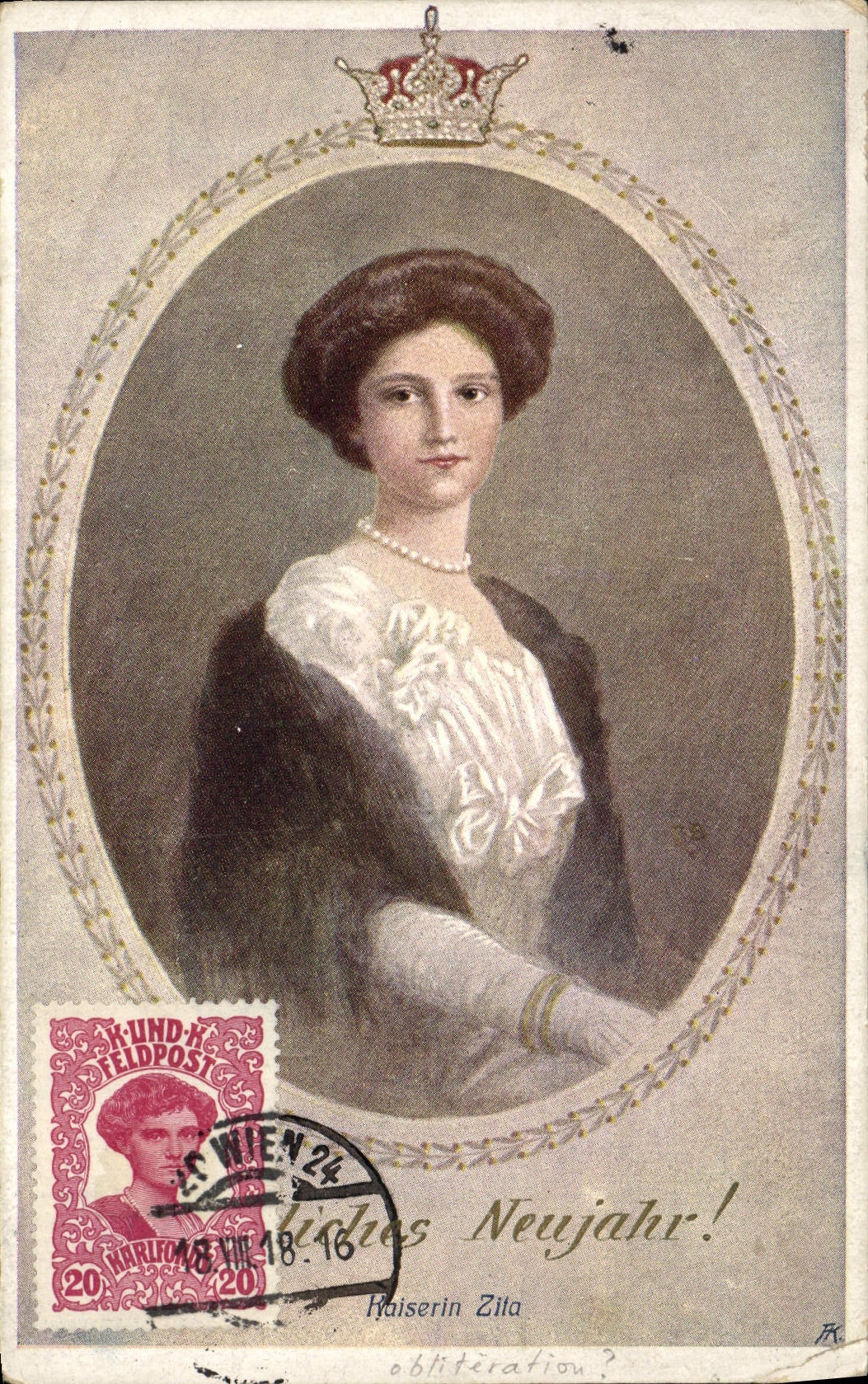 Reine Zita — Portrait — éditeur inconnu, n° de série non visible