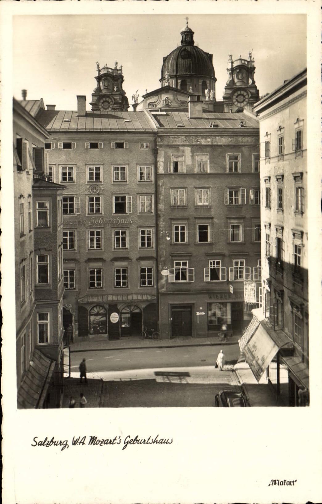 CPA Salburg Mozart's Geburtshaus Mozart