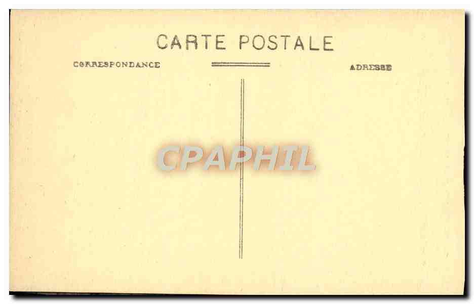 CPA Chateauroux La Vieille Prison et la Descente de Ville — Rückseite