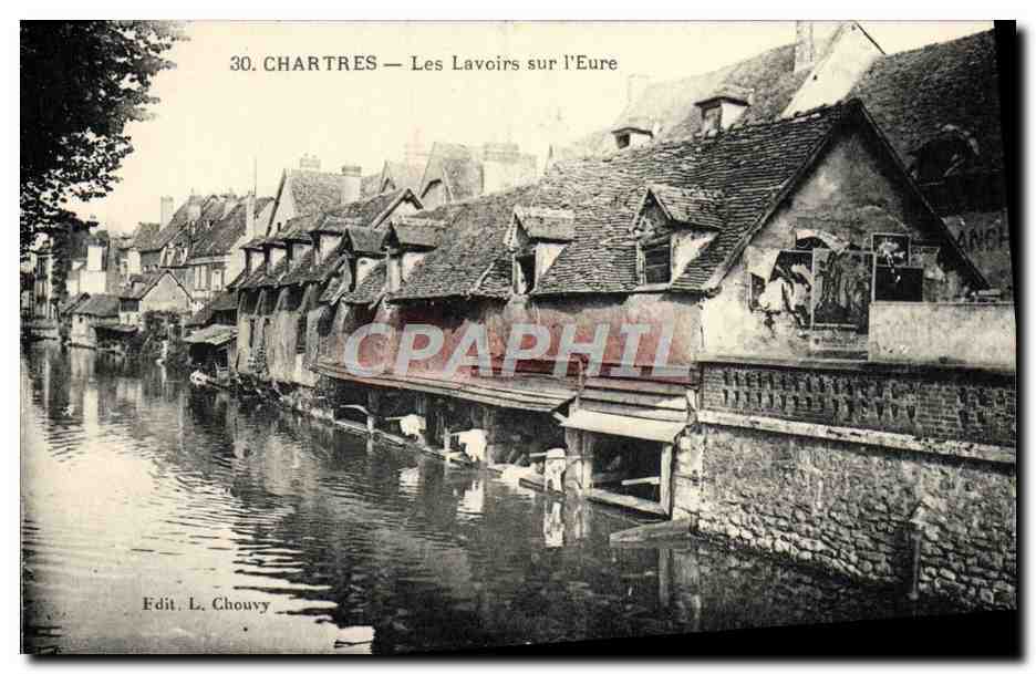 CPA Chartres Les Lavoirs sur l'Eure