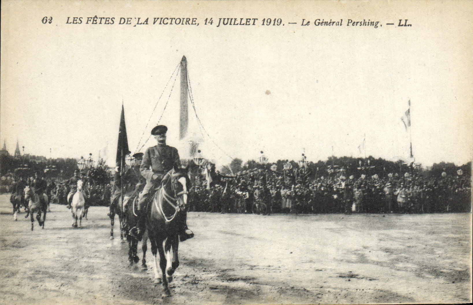 CPA Les Fetes De La Victoire 14 Juillet 1919 Le general Pershing Militaria 