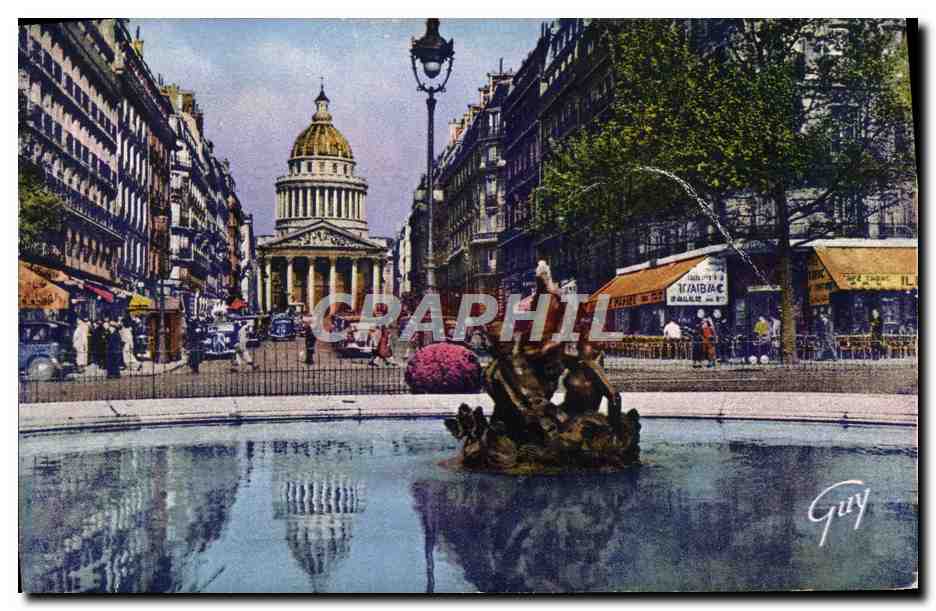 CPM Paris et Ses Merveilles Rue Soufflot et le Pantheon 