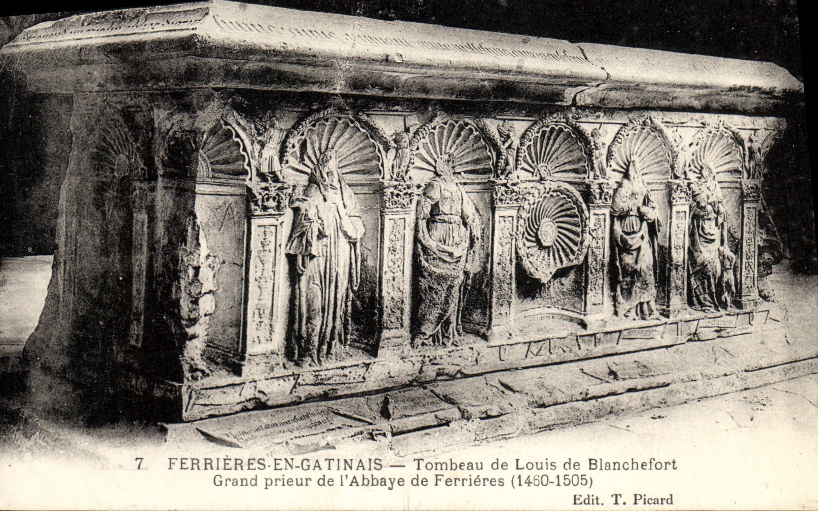 Ferrières-en-Gâtinais — Tomb of Louis de Blanchefort (1460-1505) — Edit. T. Picard