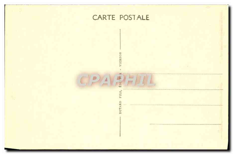 CPA Bourges Rue Pellevoisin et Combourna Vieilles maisons  — Rückseite