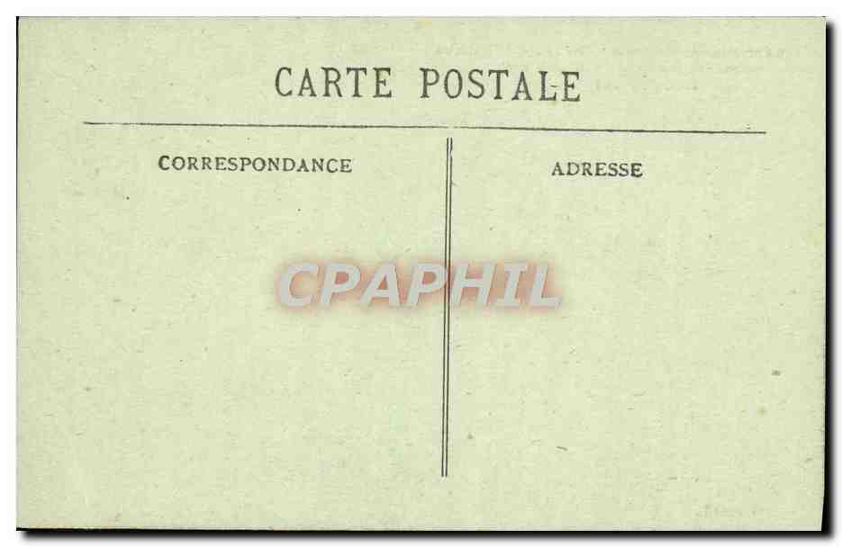 CPA Ferrieres en Gatinais Les Arenes Ou eut le Combat de Pepin le Bref contre un lion  — Rückseite