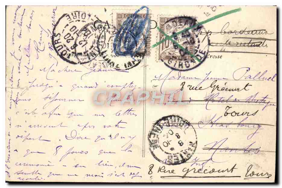 CPA Paris Ile de la Cite Ecluse de la Monnaie  — Rückseite