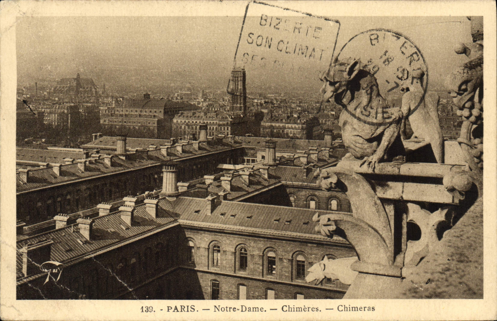CPA Paris Notre Dame Chimeres