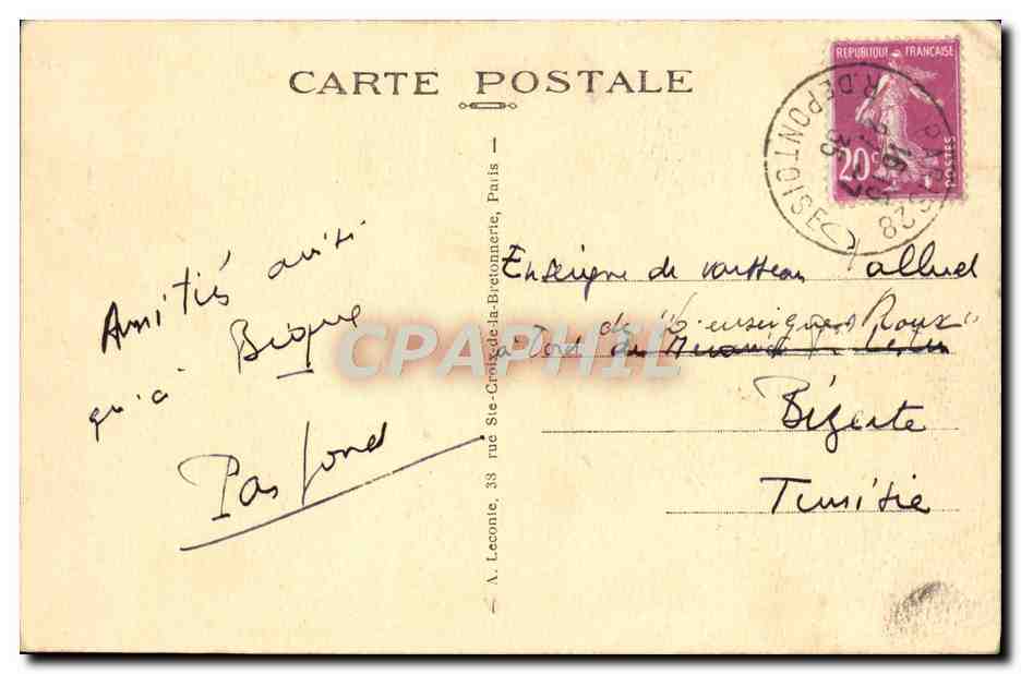 CPA Paris Notre Dame Chimeres — Reverso