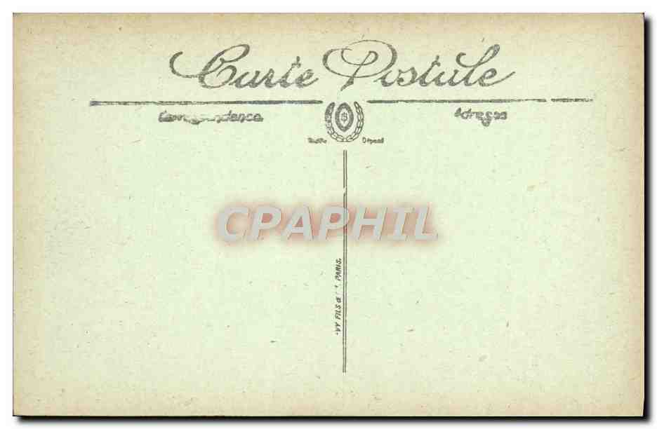 CPA Les Fetes De La Victoire 14 Juillet 1919 Le salut du conseil municipal aux Marechaux de France — Rückseite