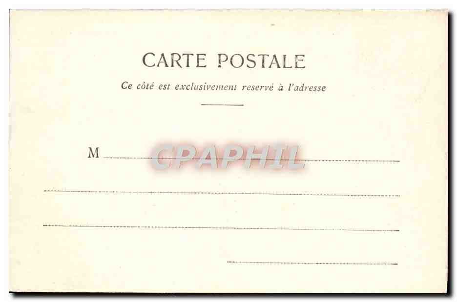 CPA Paris Le Parc Monceau Les Ruines — Rückseite