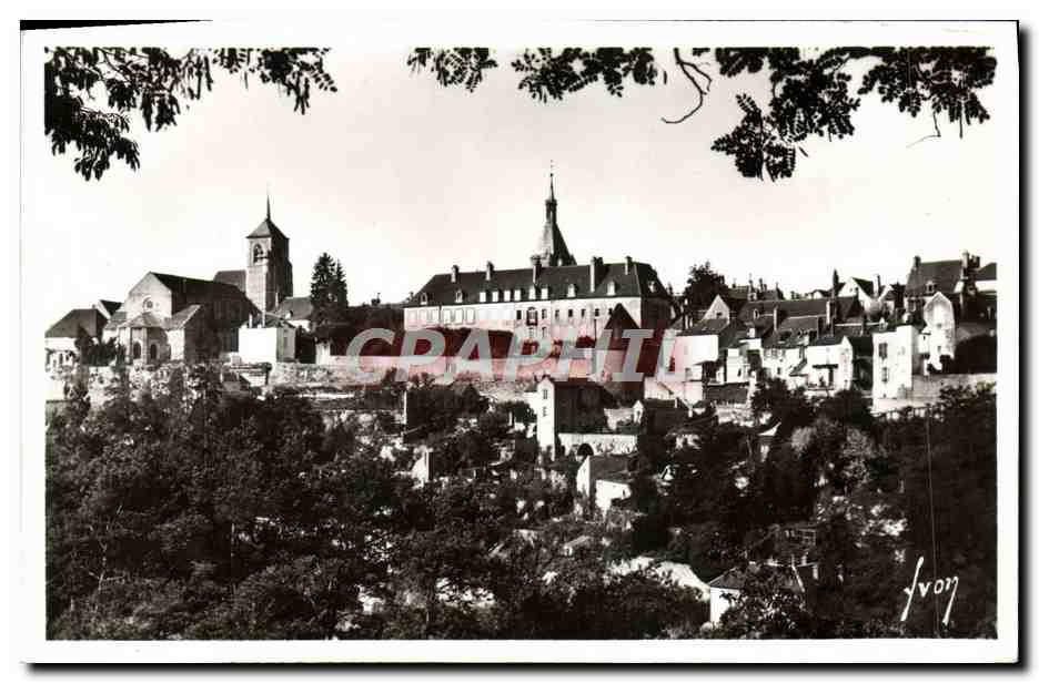 Avalon (Yonne) — La ville vue du plateau des Chaumes — Les Éditions d'Art "L'OR"