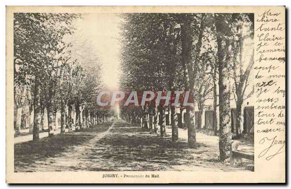 Joigny - Promenade du Mail — éditeur inconnu, n° de série non visible