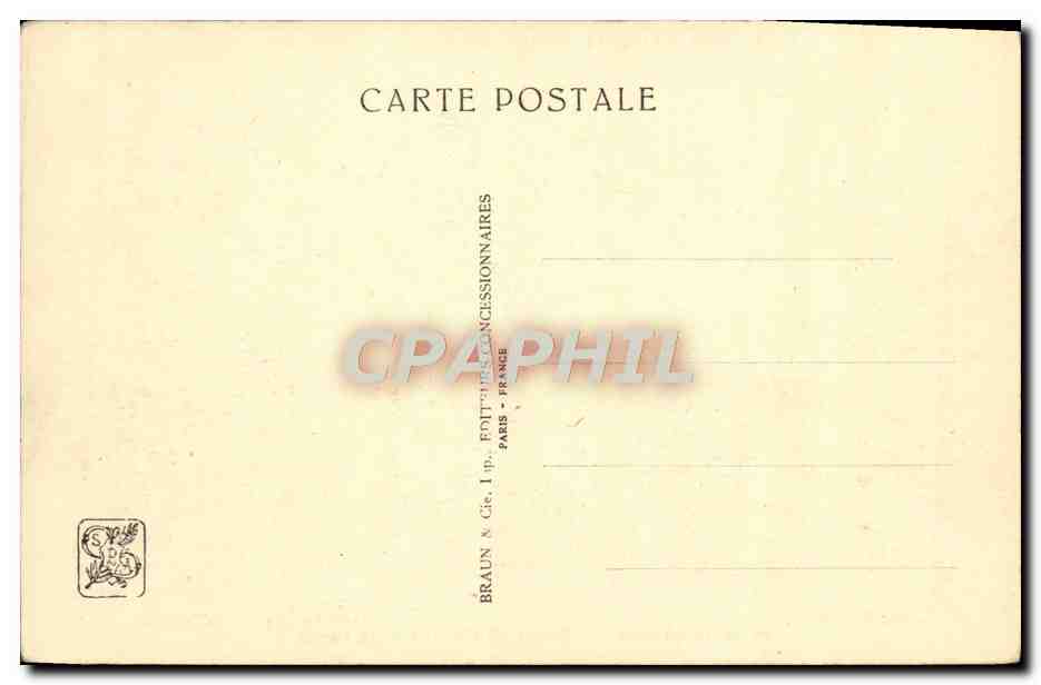 CPA Exposition Coloniale Internationale Paris 1931 Cameroun Togo Entree du pavillon de al chasse — Rückseite