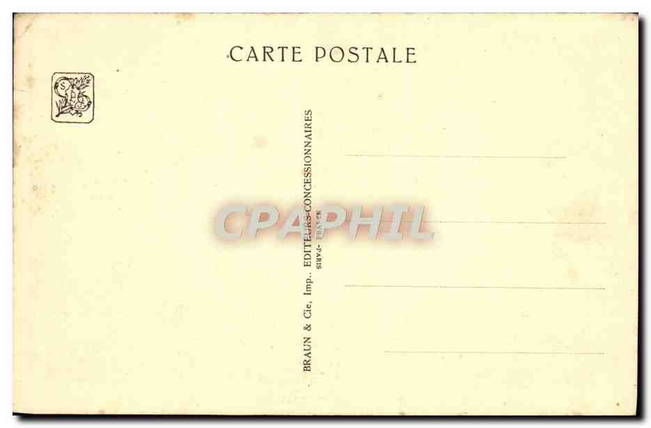 Le Congo Belge — Vue prise du portique des Industries de Luxe vers le Pavillon d'Honneur — Exposition Coloniale Internationale Paris 1931 — H. Lacoste, Architecte S.A.D.G. — Verso