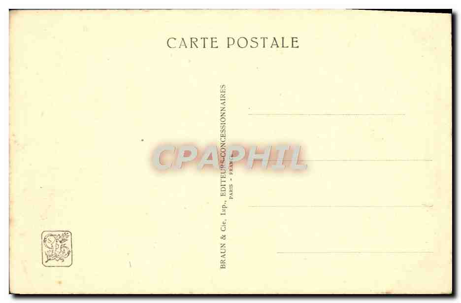 CPA Exposition Coloniale Internationale Paris 1931 Congo Belge Pavillon des Transports — Rückseite