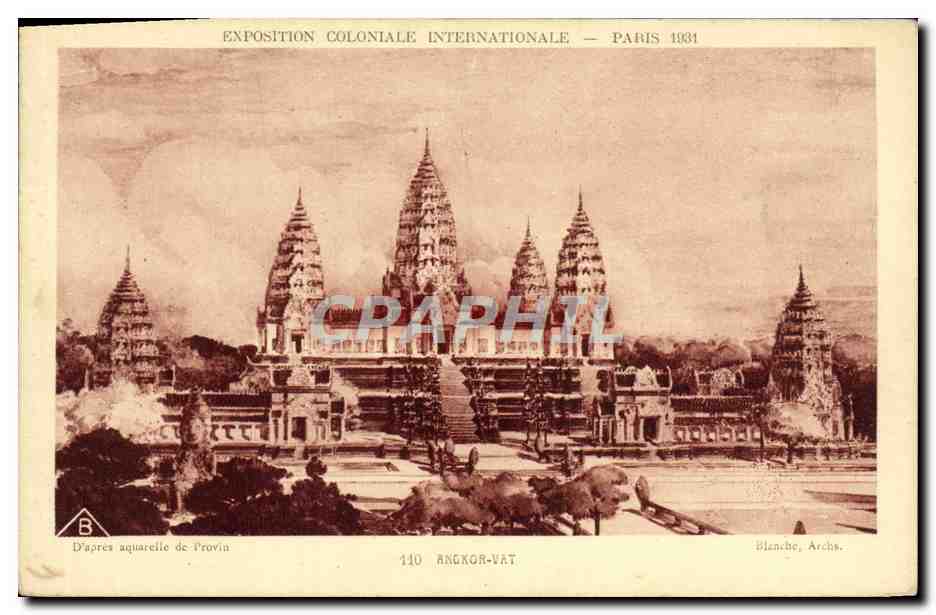 Angkor-Vat — Internationale Kolonialausstellung — Paris 1931 — Blanche, Archs. n°140