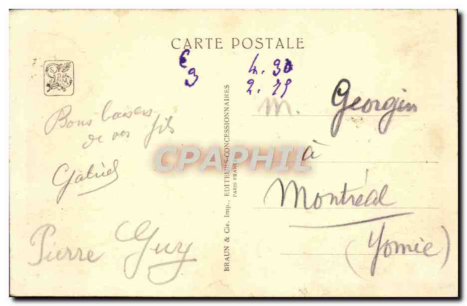 CPA Exposition Coloniale Internationale Paris 1931 Temple d'Angkor Vat — Rückseite