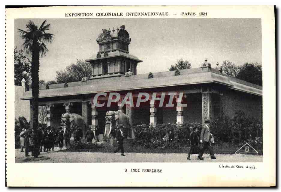 Inde Française — Exposition Coloniale Internationale — Paris 1931 — Girvès et Sors, Archs.