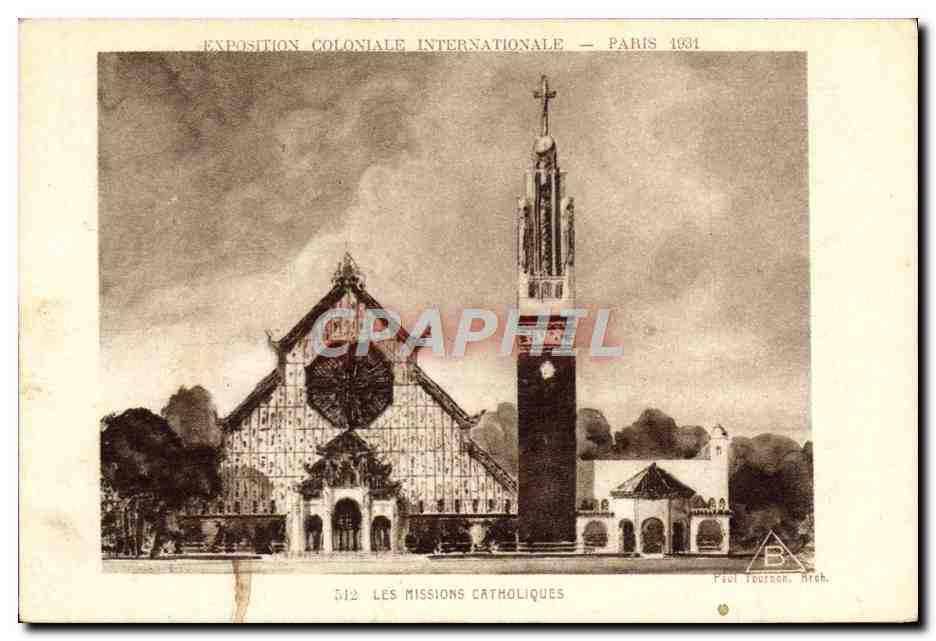 CPA Exposition Coloniale Internationale Paris 1931 Les missions catholiques