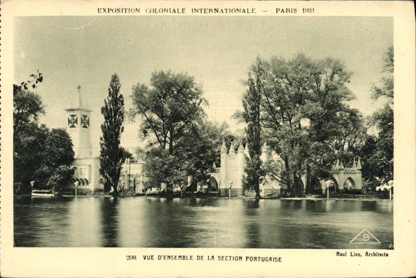 Internationale Kolonialausstellung — Paris 1931 — Überblick über den portugiesischen Bereich — Raul Lino, Architekt