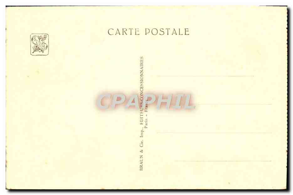 CPA Exposition Coloniale Internationale Paris 1931 Temple d'Angkor Vat Escalier  — Rückseite
