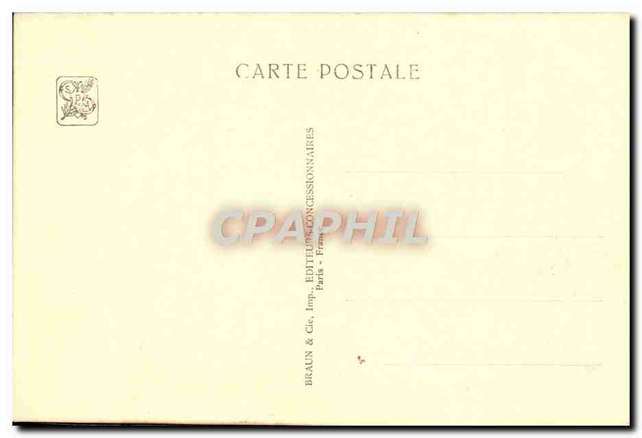 CPA Exposition Coloniale Internationale Paris 1931 Temple d'Angkor Vat Lion et tour — Rückseite