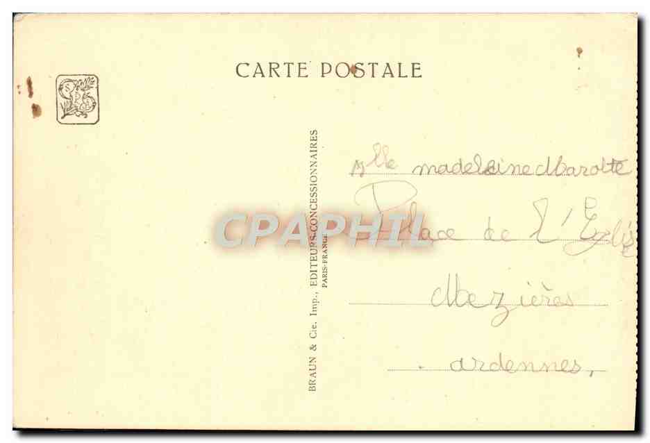 CPA Exposition Coloniale Internationale Paris 1931 Pavillon du Maroc  — Rückseite