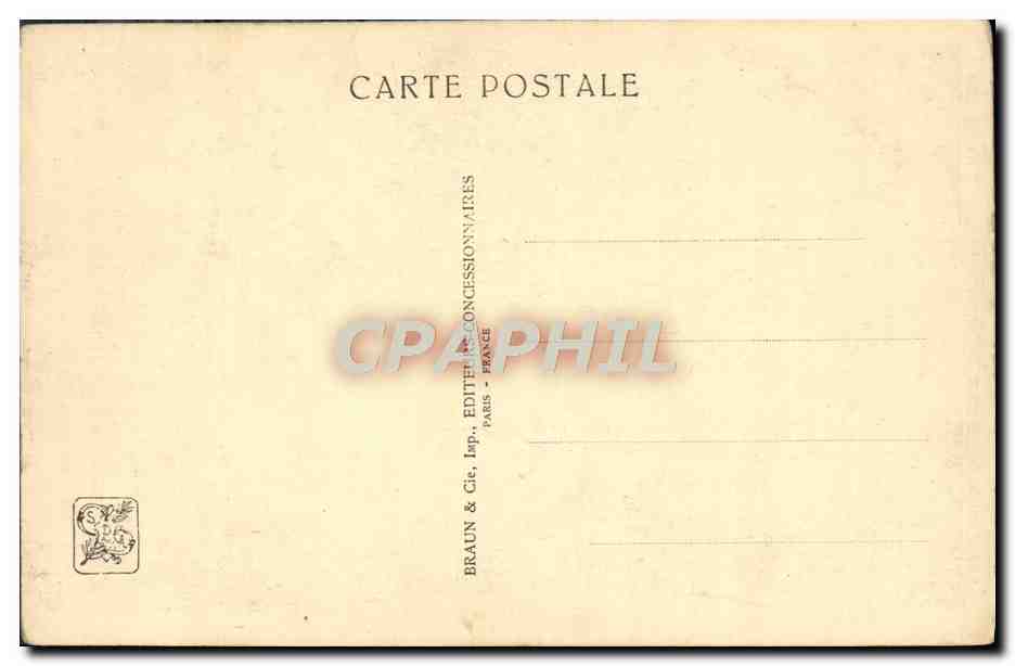 Section Tunisienne — Un Coin des Souks — Exposition Coloniale Internationale Paris 1931 — Verso