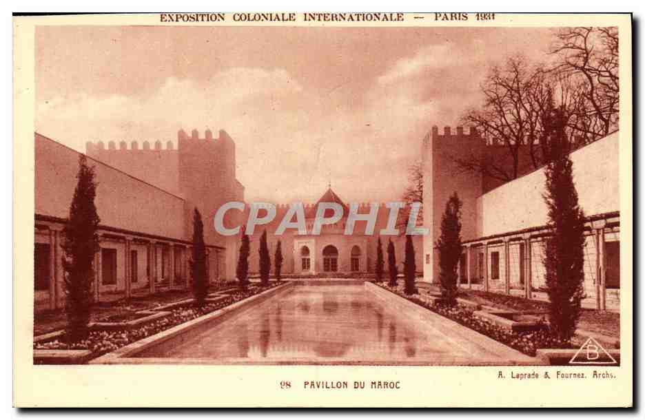 Pavillon du Maroc — Exposition Coloniale Internationale — Paris 1931 — A. Laprade & Fournez, Archs.