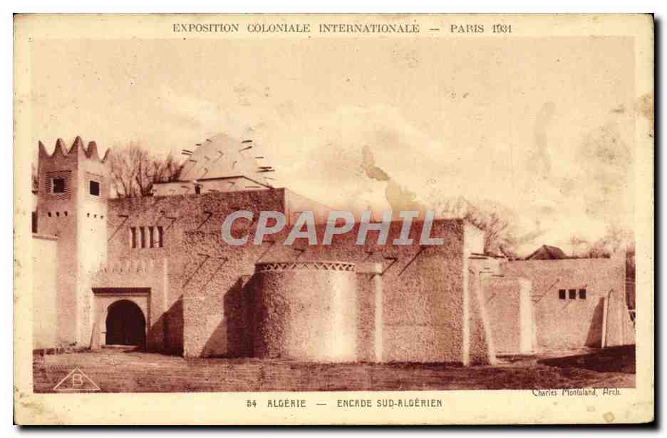 CPA Exposition Coloniale Internationale Paris 1931 Algerie Sud algerien 