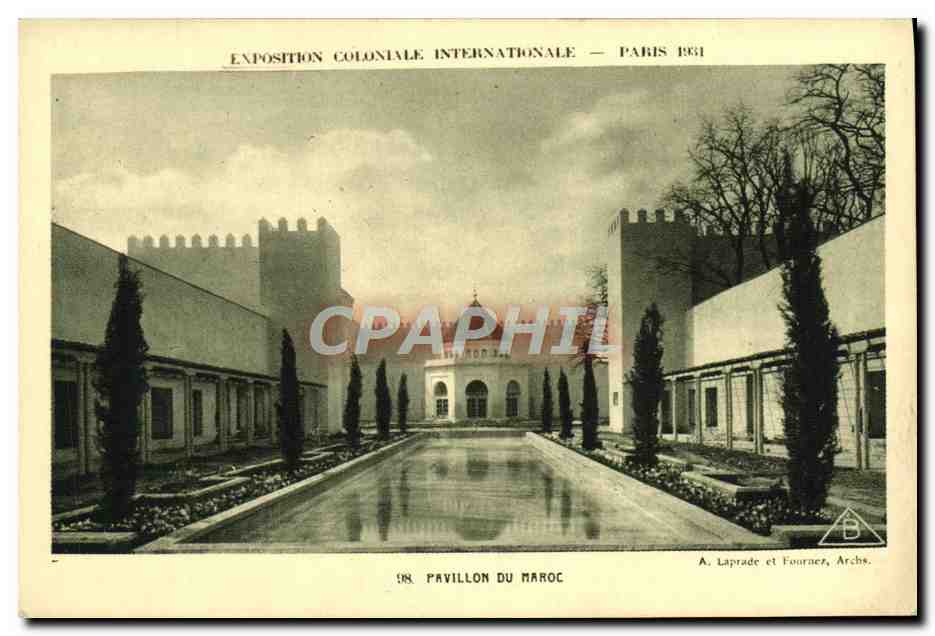 Pavillon du Maroc — Exposition Coloniale Internationale — Paris 1931 — A. Laprade et Fourner, Archs.