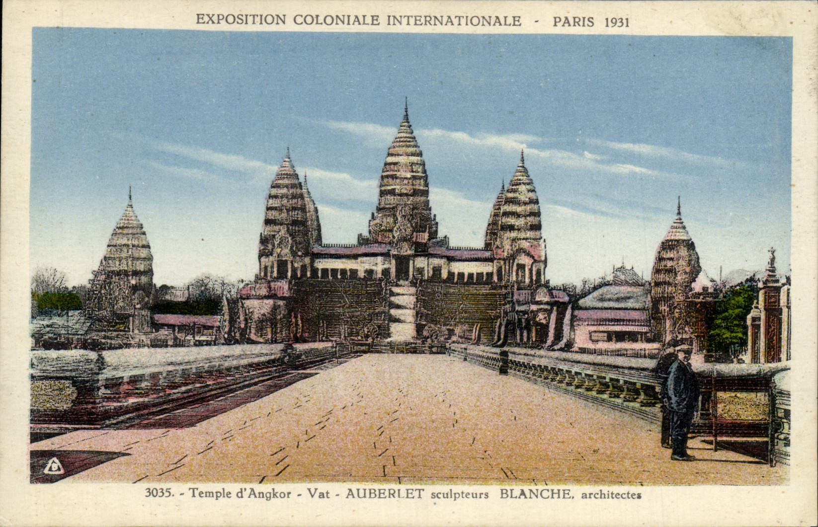 CPA Exposition Coloniale Internationale Paris 1931 Temple d'Angkor 