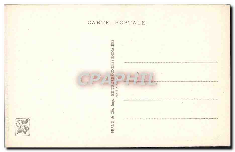 CPA Exposition Coloniale Internationale Paris 1931 Cameroun Togo Detail de l'entree du pavillon de la chasse  — Rückseite