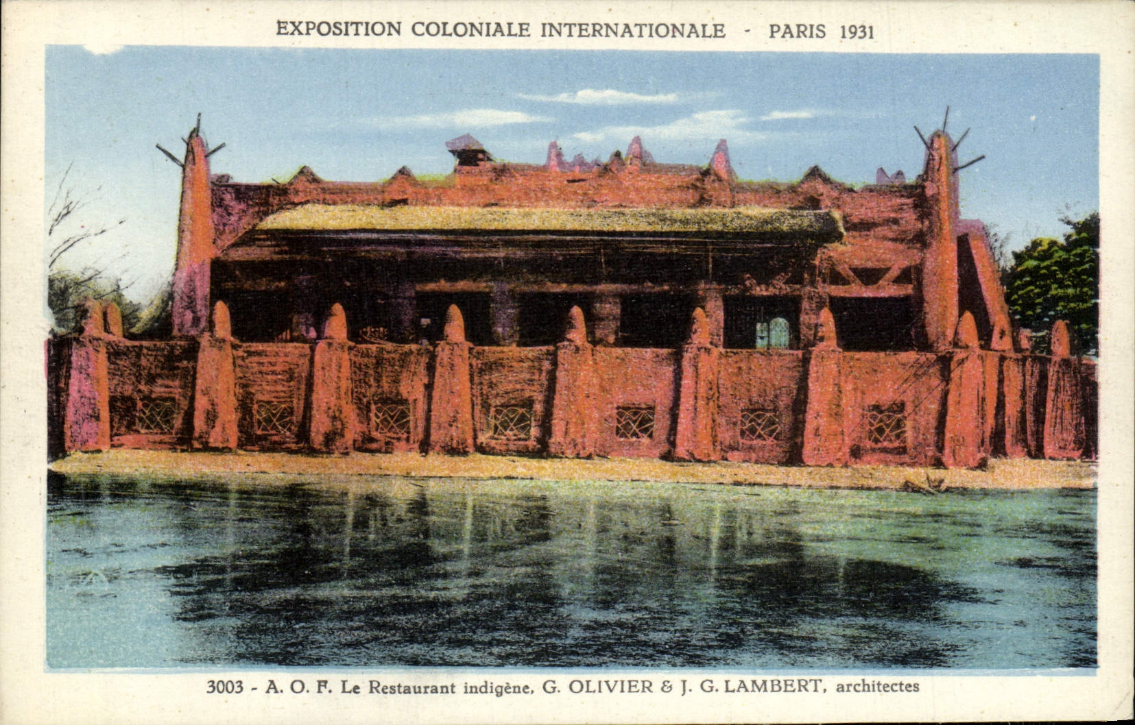 CPA Exposition Coloniale Internationale Paris 1931 AOF le restaurant indigene 
