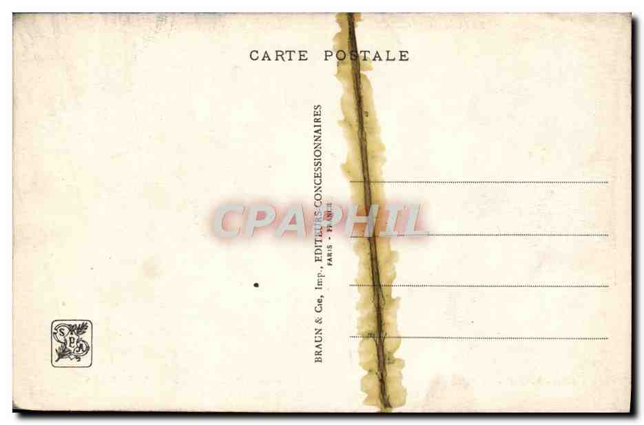 CPA Exposition Coloniale Internationale Paris 1931 AOF Le palais vu de la terrasse inferieure restaurant Sarrabezolles — Rückseite