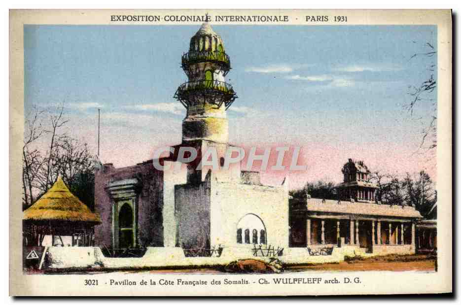 CPA Exposition Coloniale Internationale Paris 1931 Pavillon de la Cote Francaise des Somalis 